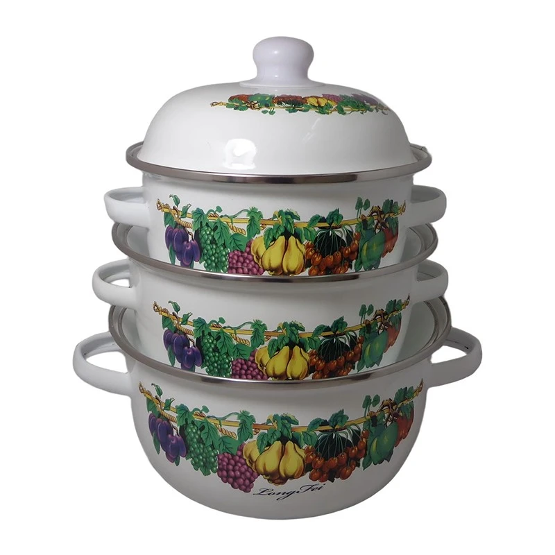 Enamel Casserole Set high quality